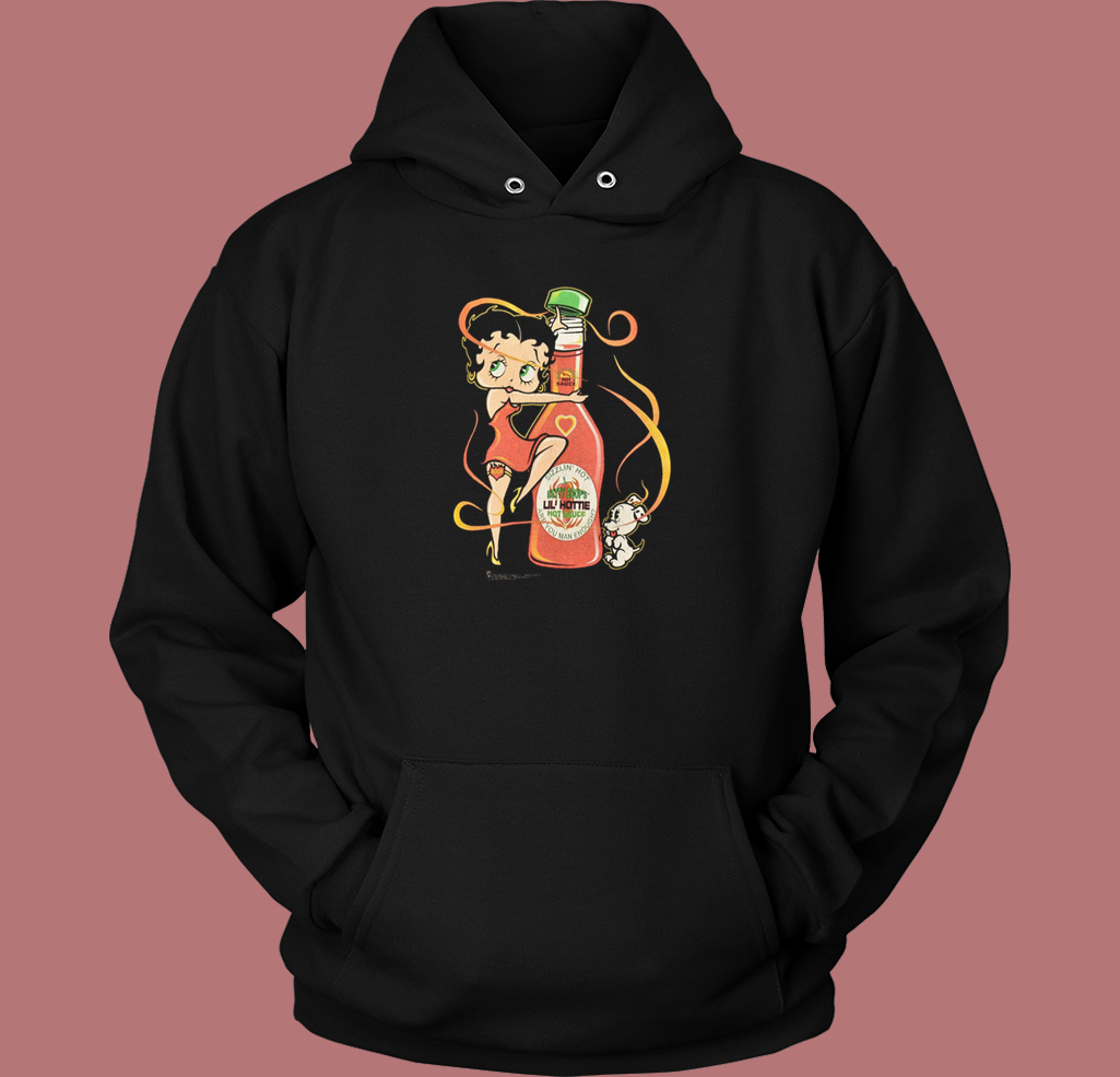 Betty Boop Hottie Sizzlin Hoodie Style Betty Boop Hottie Sizzlin Hoodie Style