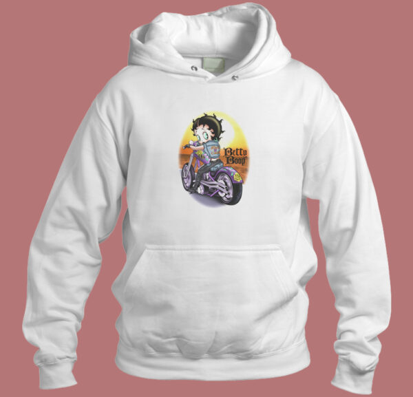 Betty Boop Wild Biker Hoodie Style