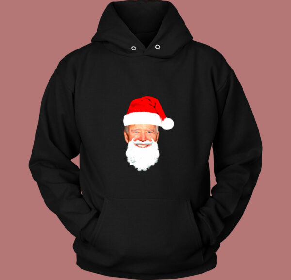 Biden Harris  Santa Claus Christmas 2020 Vintage Hoodie