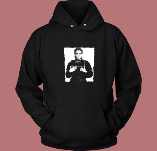 Big And Tall King Size Elvis Presley Mugshot Vintage Hoodie Big And Tall King Size Elvis Presley Mugshot Vintage Hoodie