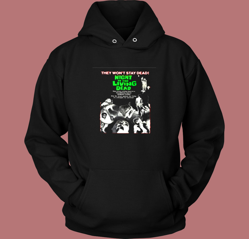 Big And Tall Night Of The Living Dead Vintage Hoodie Big And Tall Night Of The Living Dead Vintage Hoodie