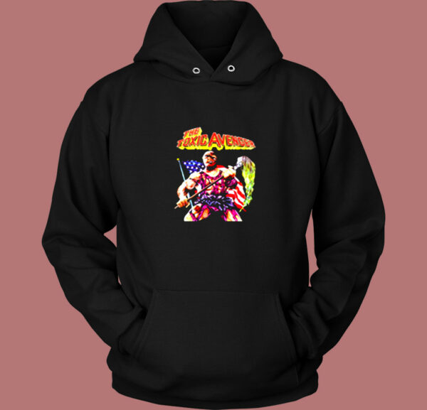 Big And Tall Toxic Avenger Classic Horror Movie Vintage Hoodie
