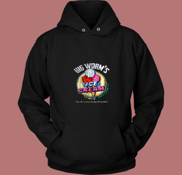 Big Worm’s Ice Cream Est 1995 80s Hoodie