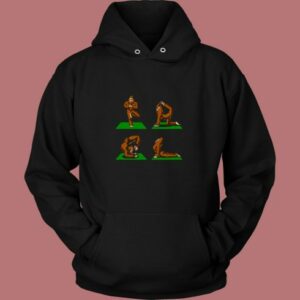 Bigfoot Yoga Vintage Hoodie 2