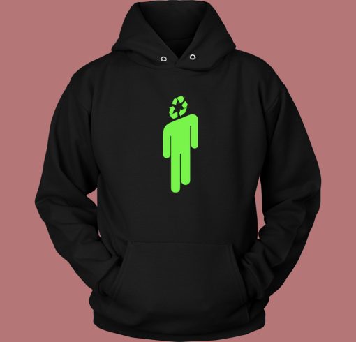 Billie Eilish Recycle Logo Hoodie Style Billie Eilish Recycle Logo Hoodie Style