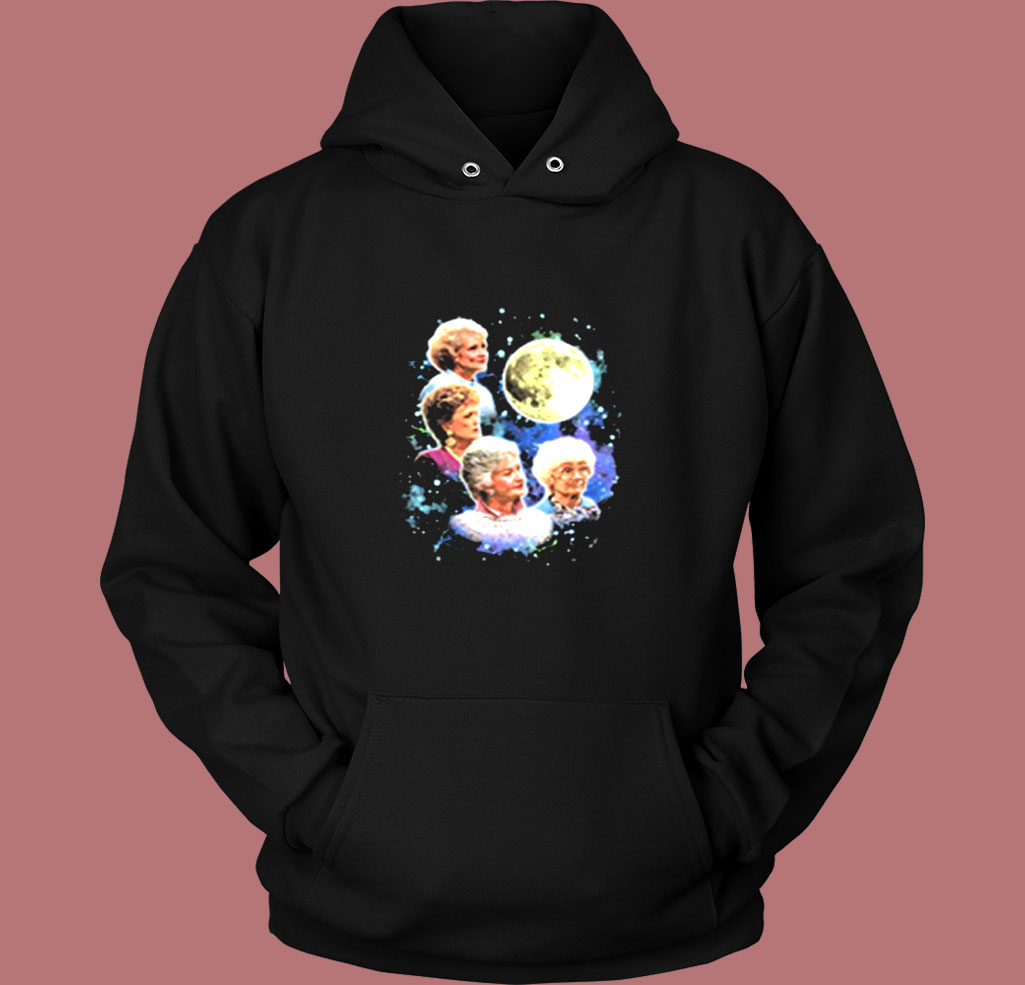 Bioworld The Four Golden Girls Moon Vintage Hoodie Bioworld The Four Golden Girls Moon Vintage Hoodie