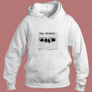 Black Cat Ew People Aesthetic Hoodie Style