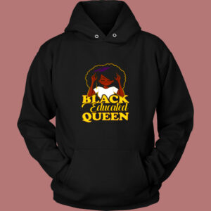 Black Educated Queen Vintage Hoodie