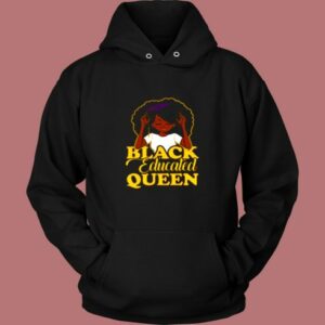Black Educated Queen Vintage Hoodie