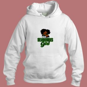 Black Girl Seattle Seahawks Aesthetic Hoodie Style