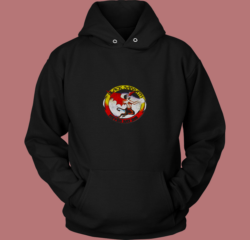 Black Sabbath Never Say Die X Lakai 80s Hoodie Black Sabbath Never Say Die X Lakai 80s Hoodie