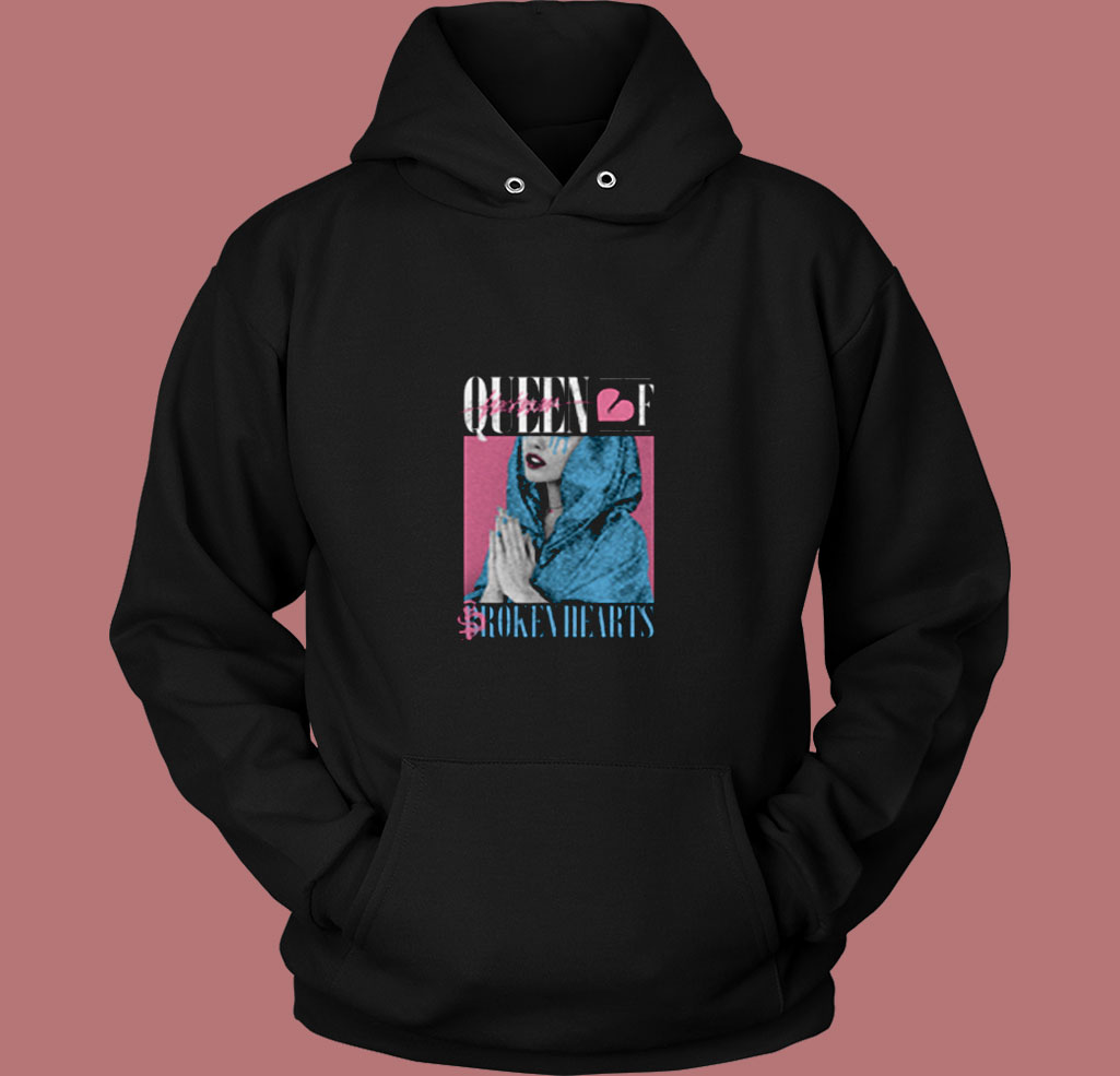 Blackbear Queen Of Broken Hearts 80s Hoodie Blackbear Queen Of Broken Hearts 80s Hoodie