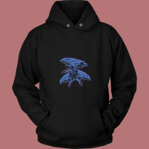 Blue Eyes White Dragon 80s Hoodie