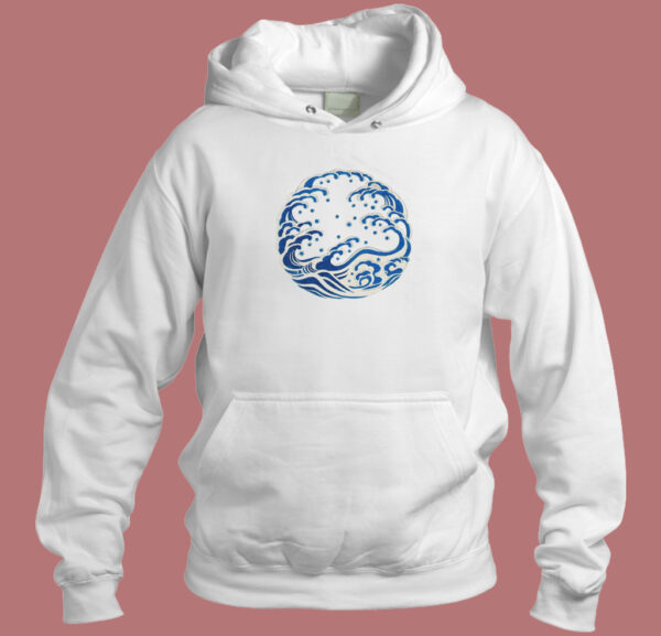 Blue Wave Classic Hoodie Style