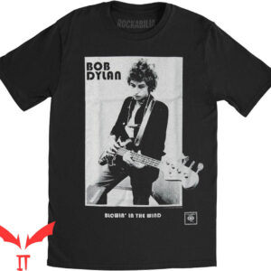 Bob Dylan T-Shirt Blowing In The Wind Slim Fit Singer