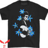 Bob Dylan T-Shirt Blue Flowers American Singer Songwriter