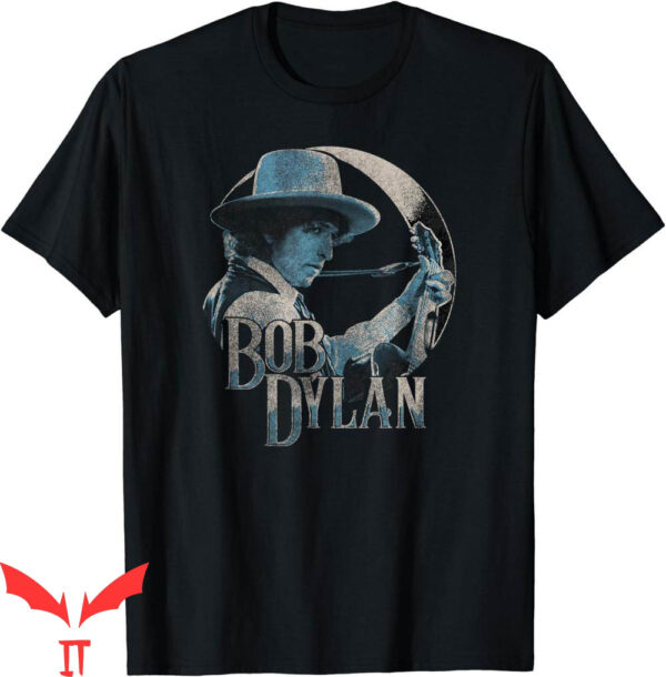 Bob Dylan T-Shirt Guitar 1975 American Singer Songwriter