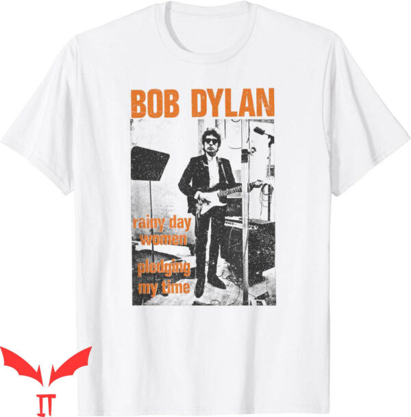 Bob Dylan T-Shirt Rainy Day American Singer Songwriter