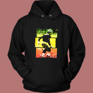 Bob Marley Play Football Vintage Hoodie