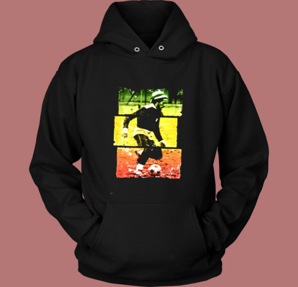 Bob Marley Play Football Vintage Hoodie