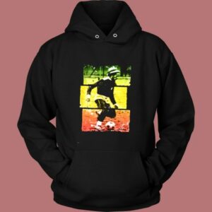 Bob Marley Play Football Vintage Hoodie