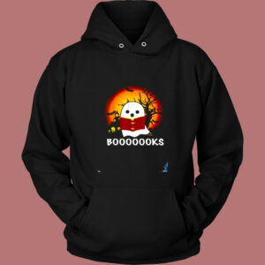 Boo Read Books Halloween Boooooks Vintage Hoodie 1