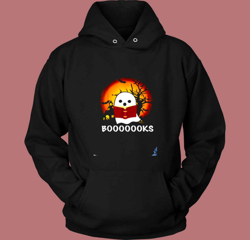 Boo Read Books Halloween Boooooks Vintage Hoodie Boo Read Books Halloween Boooooks Vintage Hoodie