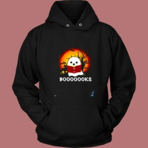 Boo Read Books Halloween Boooooks Vintage Hoodie 2