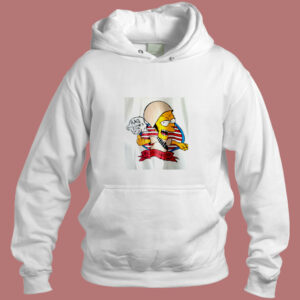 Bootleg Early 90s Bart Simpson Iraq War Aesthetic Hoodie Style 1
