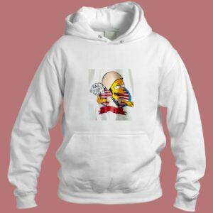 Bootleg Early 90s Bart Simpson Iraq War Aesthetic Hoodie Style 2