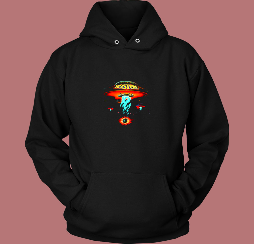 Boston Spaceship Classic Rock Vintage Hoodie Boston Spaceship Classic Rock Vintage Hoodie