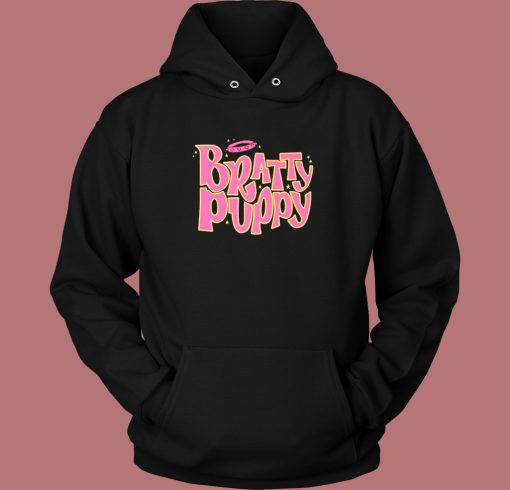 Bratty Puppy 90s Hoodie Style Bratty Puppy 90s Hoodie Style