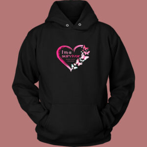 Breast Cancer Awareness I’m A Survivor Shirt Breast Cancer Vintage Hoodie