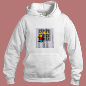 Brick Man Many Faces Parody Aesthetic Hoodie Style