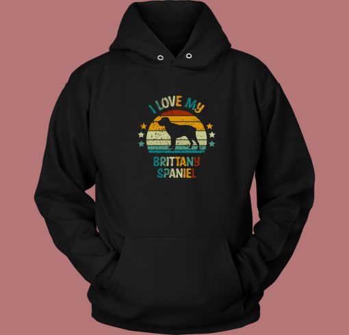 Brittany Spaniel Vintage Hoodie Style Brittany Spaniel Vintage Hoodie Style