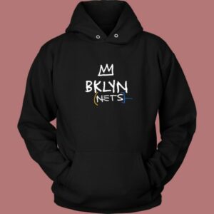 Brooklyn Nets Basquiat Crown Hoodie Style 2