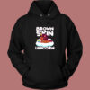 Brown Skin Girl Melanin Unicorn Vintage Hoodie
