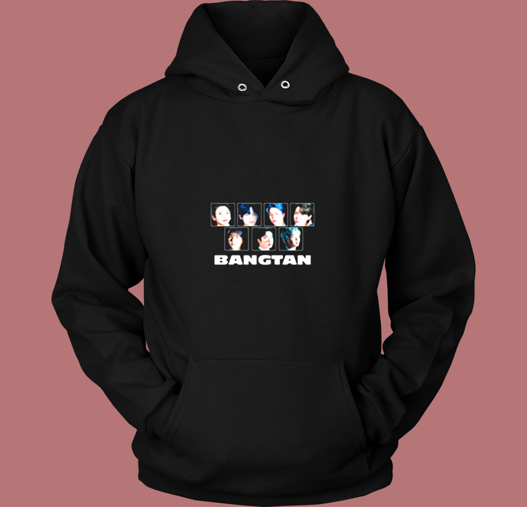 Bts Group Member Vintage Hoodie Bts Group Member Vintage Hoodie