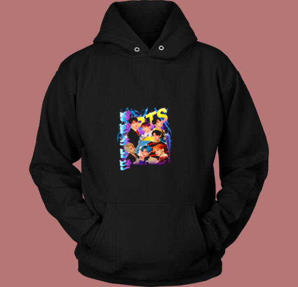Bts   Retro 90s Vintage Hoodie
