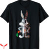 Bugs Bunny Gangster T-Shirt Bunny Half Skeleton T-Shirt