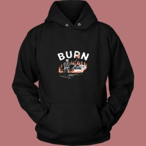 Burn Skull Vintage Hoodie