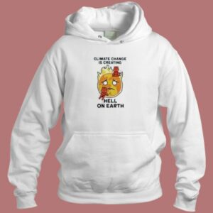 Calcifer Hell On Heart Hoodie Style