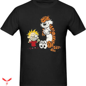 Calvin And Hobbes T-shirt Funny Animation