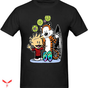 Calvin And Hobbes T-shirt Happy Together