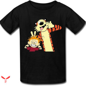 Calvin And Hobbes T-shirt Kid Style