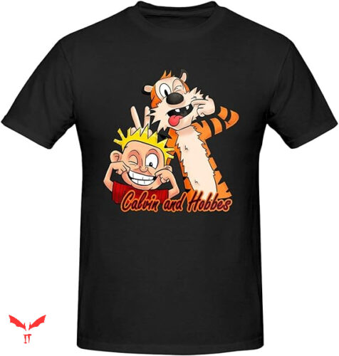 Calvin And Hobbes T-shirt Smile Together