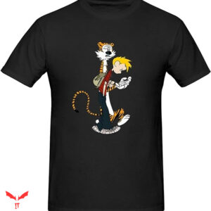 Calvin And Hobbes T-shirt Talking Walking