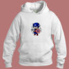 Captain America Pop Art Aesthetic Hoodie Style