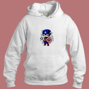Captain America Pop Art Aesthetic Hoodie Style