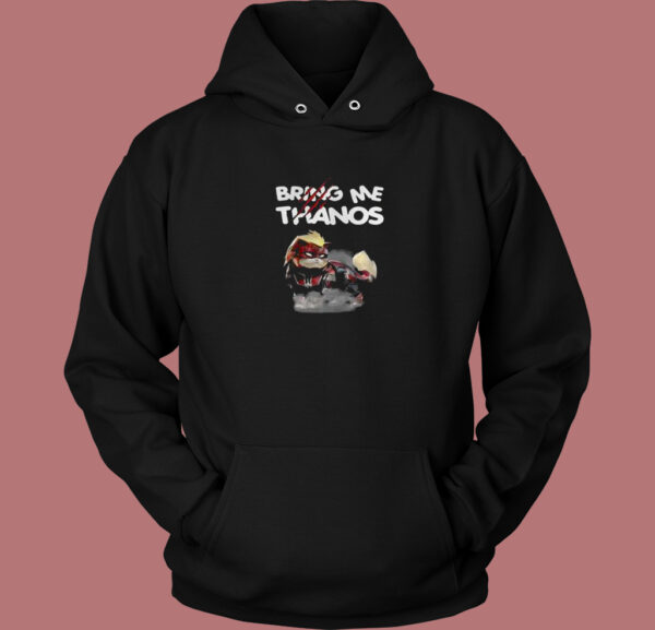 Captain Marvel Cat Bring Me Thanos Hoodie Style
